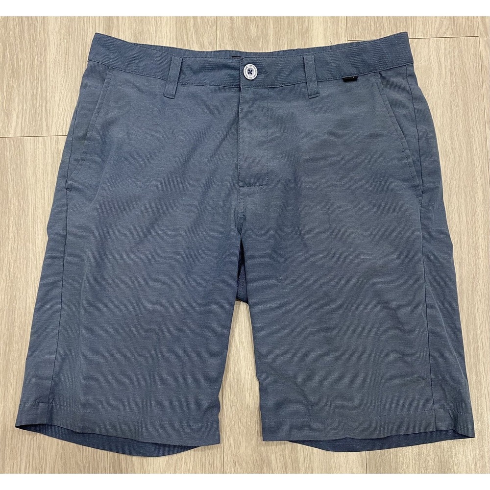 Travis Mathew Mens 32 Blue Tech Performance‎ Stretch Golf Shorts